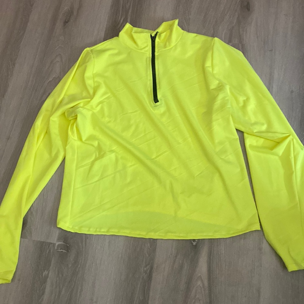 FULL zip up active jacket size large never worn from fashion nova